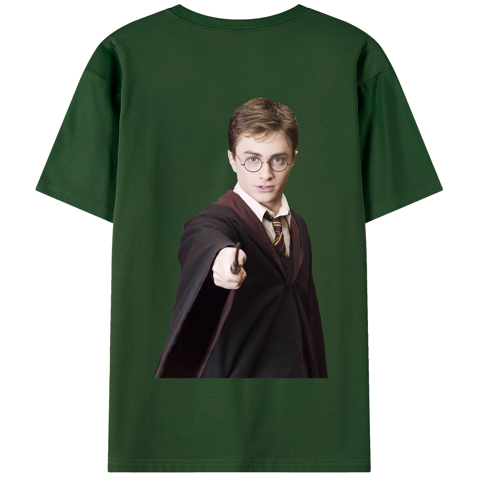 （画像用） Harry Potter ハリー・ポッターシリーズ 綿100％半袖Tシャツ（背面プリント）